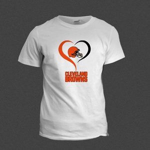 NFL Heart Favorite NFL Foot Ball Team Sport T-Shirt Your Favorite Team